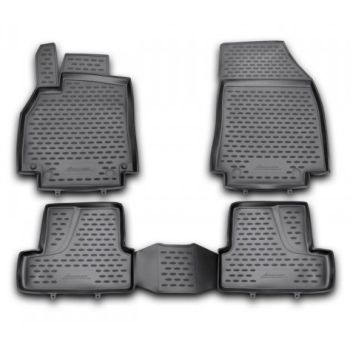 Коврики в салон для Renault Megane 3 '08-16, полиуретановые Element-Novline