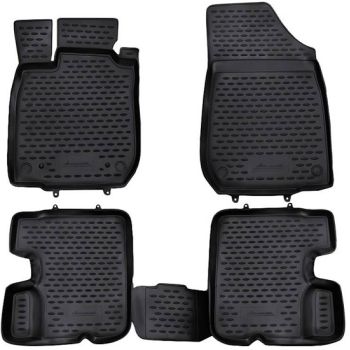 Коврики в салон для Renault Sandero '08-12, полиуретановые Element-Novline