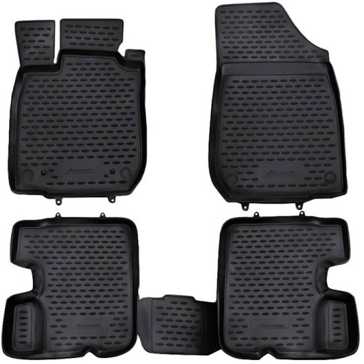 Коврики в салон для Renault Sandero '08-12, полиуретановые Element-Novline