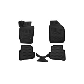 Коврики 3D в салон для Skoda Fabia III '15-, полиуретановые Element-Novline