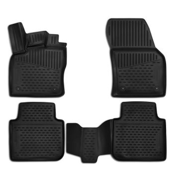 Коврики 3D в салон для Skoda Kodiaq '17-, полиуретановые Element-Novline