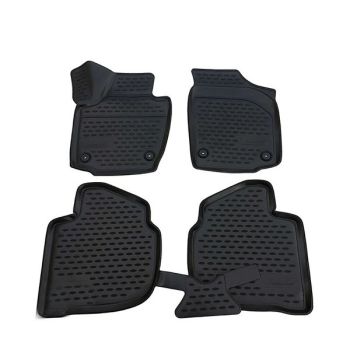 Коврики 3D в салон для Skoda Rapid '13-, полиуретановые Element-Novline