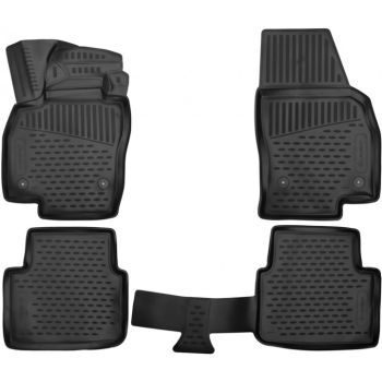 Коврики 3D в салон для Skoda Scala '19-, полиуретановые Element-Novline