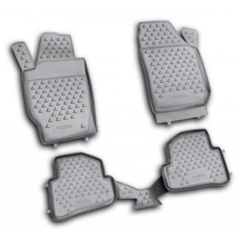 Коврики в салон для Skoda Fabia 2 '07-14, полиуретановые Element-Novline