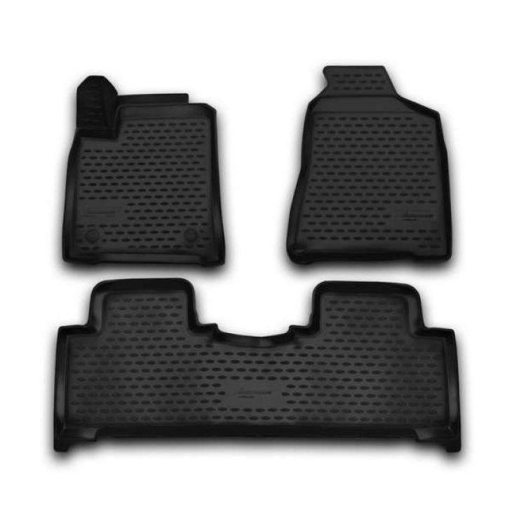 Коврики 3D в салон для Ssangyong Korando '11-, полиуретановые Element-Novline
