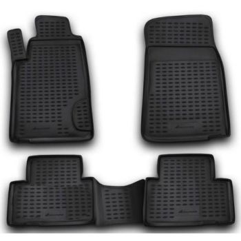 Коврики в салон для Ssangyong Rexton '01-06, полиуретановые Element-Novline