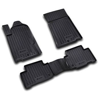 Коврики в салон для Ssangyong Rexton 2 '06-12, полиуретановые Element-Novline