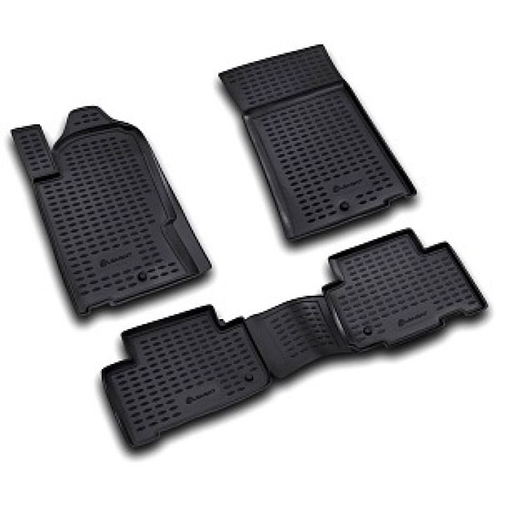 Коврики в салон для Ssangyong Rexton 2 '06-12, полиуретановые Element-Novline