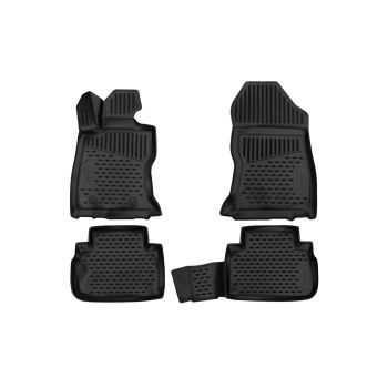 Коврики 3D в салон для Subaru Forester '19-, полиуретановые Element-Novline