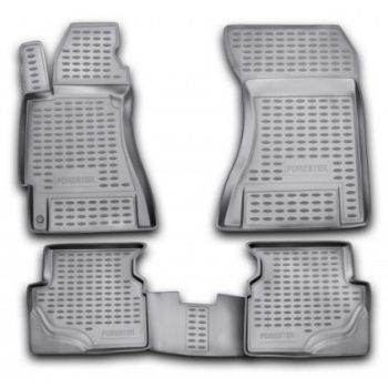 Коврики в салон для Subaru Forester '03-08, полиуретановые Element-Novline