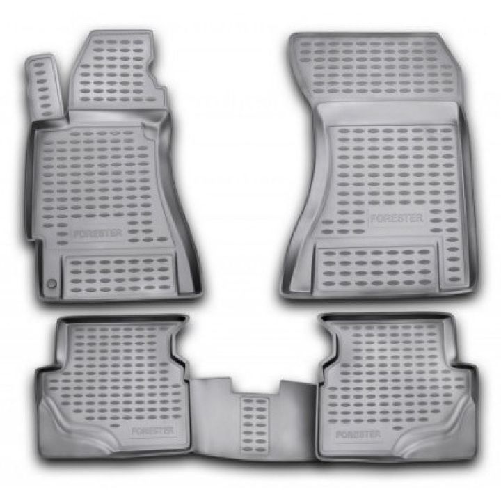 Коврики в салон для Subaru Forester '03-08, полиуретановые Element-Novline