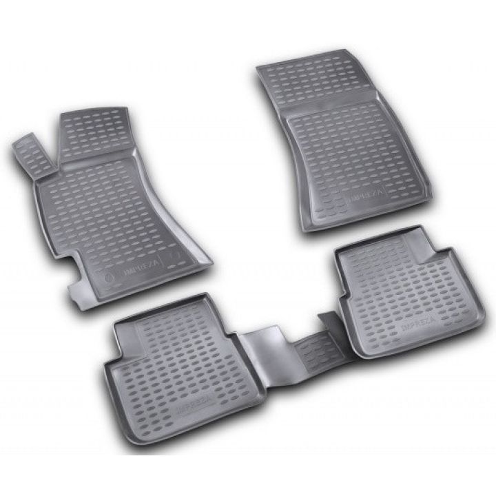 Коврики в салон для Subaru Impreza '07-12, полиуретановые Element-Novline