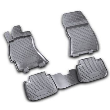 Коврики в салон для Subaru Legacy '10-14, полиуретановые Element-Novline