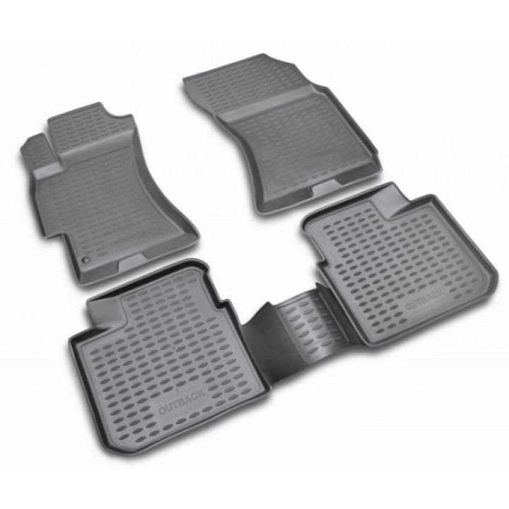 Коврики в салон для Subaru Outback '04-08, полиуретановые Element-Novline