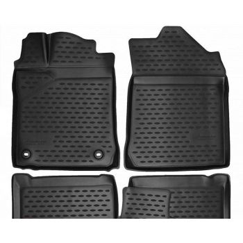 Коврики 3D в салон для Toyota Avalon '13-17 USA, полиуретановые Element-Novline
