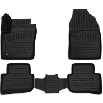 Коврики 3D в салон для Toyota C-HR '16-, полиуретановые Element-Novline