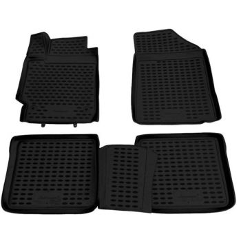 Коврики 3D в салон для Toyota Camry V40 2006-2011, полиуретановые Element-Novline