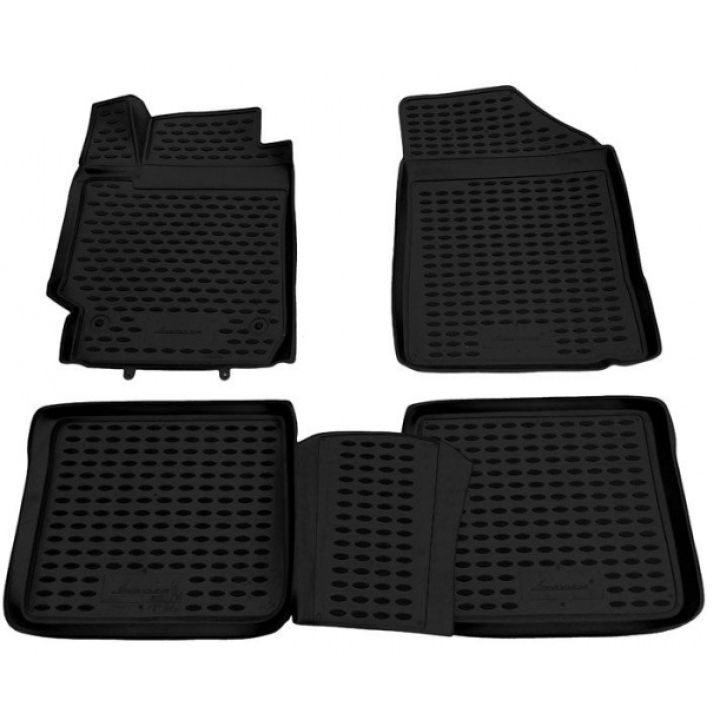 Коврики 3D в салон для Toyota Camry V40 2006-2011, полиуретановые Element-Novline