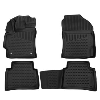 Коврики 3D в салон для Toyota Corolla с 2019-, полиуретановые Element-Novline