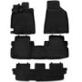 Коврики 3D в салон для Toyota Highlander '10-14, полиуретановые Element-Novline