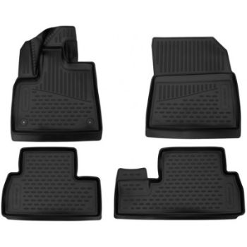 Коврики 3D в салон для Toyota RAV-4 2019-, полиуретановые Element-Novline