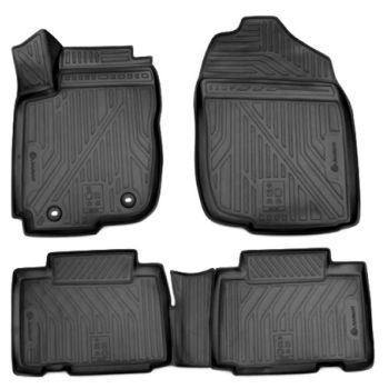 Коврики 3D в салон для Toyota RAV-4 2019- hybrid, полиуретановые Element-Novline