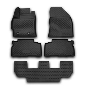 Коврики 3D в салон для Toyota Verso '13-, полиуретановые Element-Novline