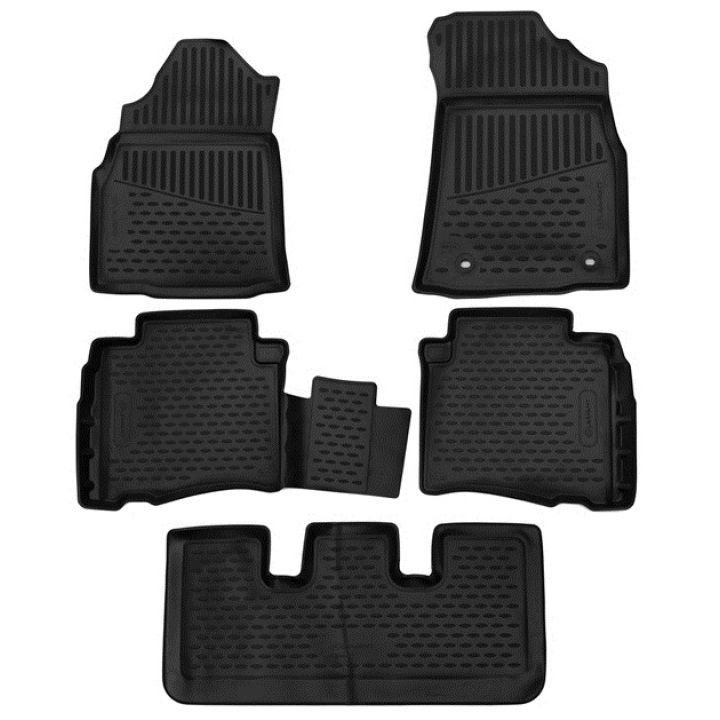 Коврики в салон для Toyota Fortuner '05-14, полиуретановые Element-Novline