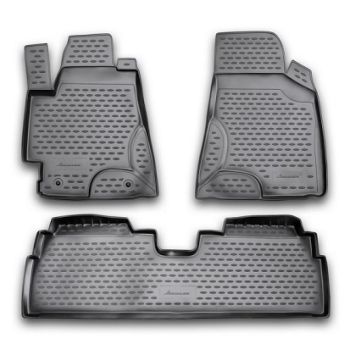 Коврики в салон для Toyota Highlander '01-07, полиуретановые Element-Novline