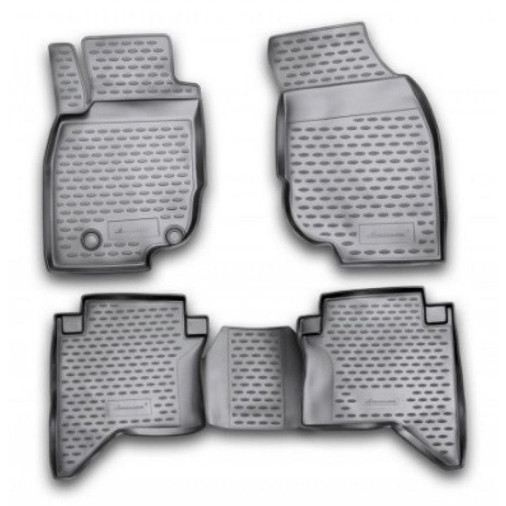 Коврики в салон для Toyota Hilux '11-15, полиуретановые Element-Novline