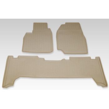 Килимки в салон для Toyota Land Cruiser 100 '98-07 бежевий, поліуретанові Element-Novline