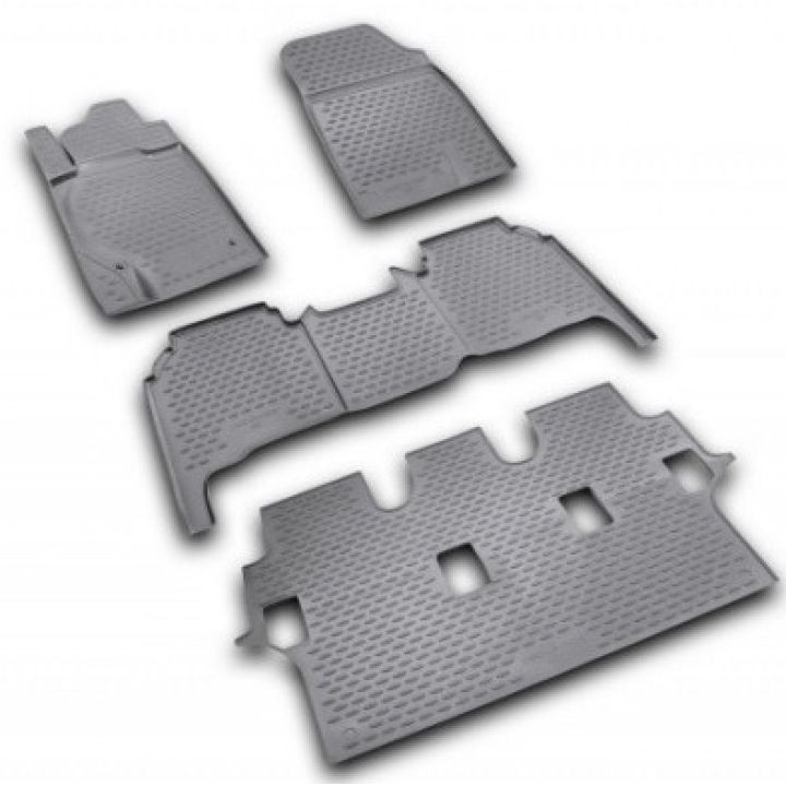 Коврики в салон для Toyota Land Cruiser 200 '07-12, полиуретановые Element-Novline