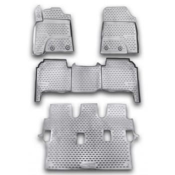 Килимки в салон для Toyota Land Cruiser 200 '12-, поліуретанові Element-Novline