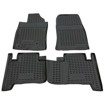 Килимки в салон для Toyota LC Prado 120 '03-09, поліуретанові Element-Novline