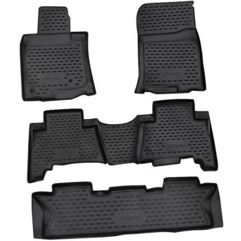 Коврики в салон для Toyota LC Prado 150 '10-13, (7 мест), полиуретановые Element-Novline