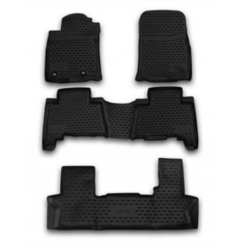 Коврики в салон для Toyota LC Prado 150 '13-, (7 мест), полиуретановые Element-Novline