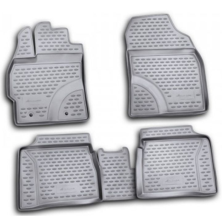 Коврики в салон для Toyota Prius '09-15, полиуретановые Element-Novline