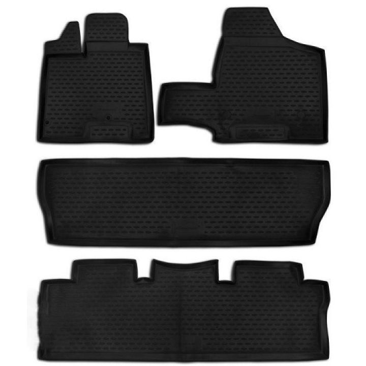 Коврики в салон для Toyota Sienna 2 '03-10, полиуретановые Element-Novline