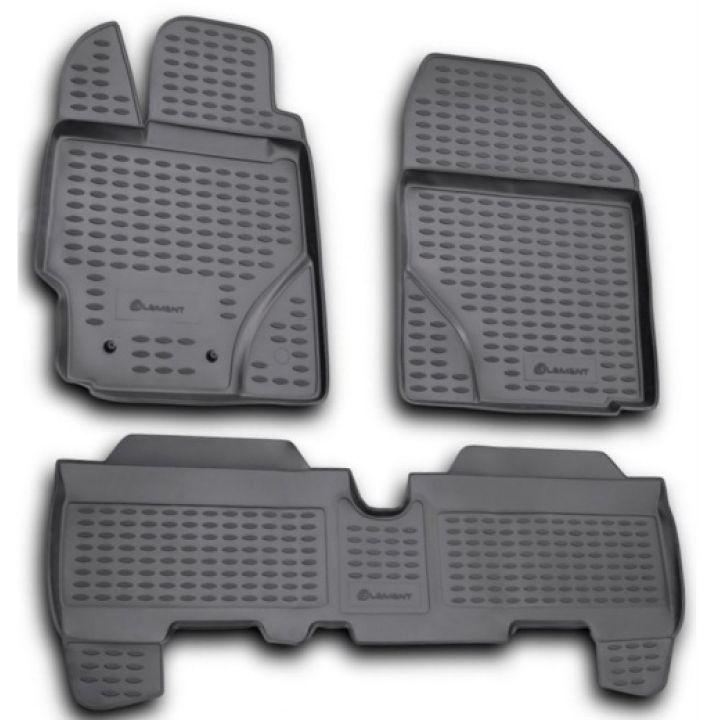 Коврики в салон для Toyota Yaris '06-10, полиуретановые Element-Novline