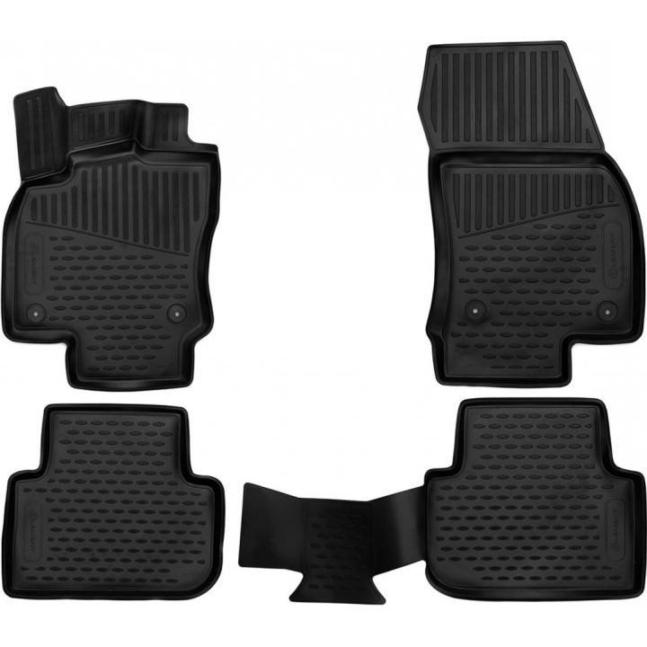 Коврики 3D в салон для Volkswagen Tiguan '16-, полиуретановые Element-Novline