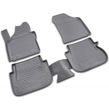 Коврики в салон для Volkswagen Caddy '04-15, полиуретановые Element-Novline