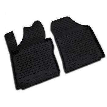 Коврики в салон для Volkswagen Caddy '04-15 (1+1), полиуретановые Element-Novline