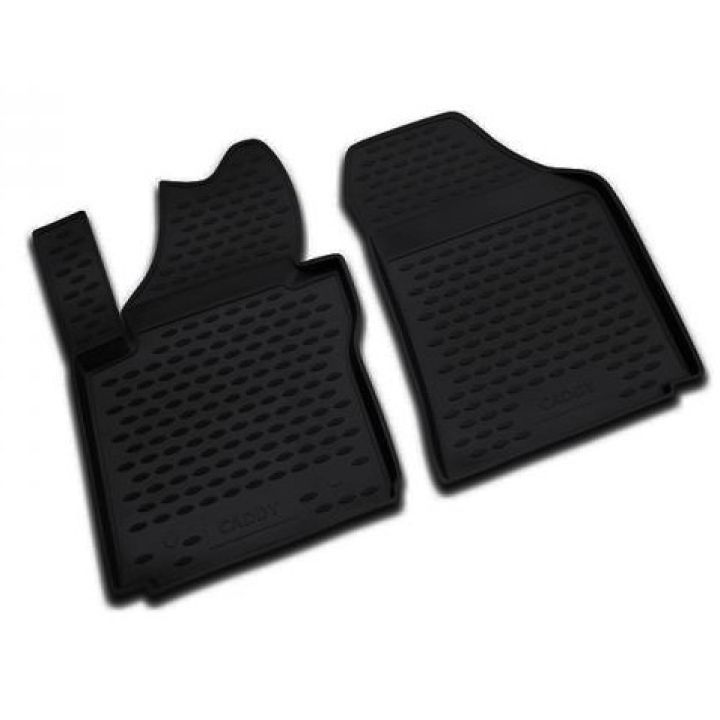 Коврики в салон для Volkswagen Caddy '04-15 (1+1), полиуретановые Element-Novline