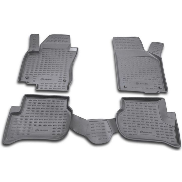 Коврики в салон для Volkswagen Golf Plus V '05-09, полиуретановые Element-Novline