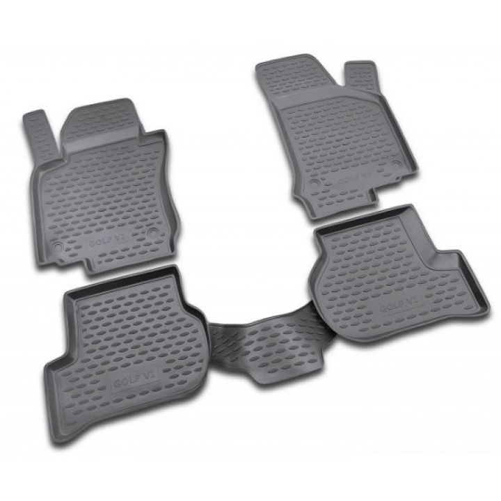 Коврики в салон для Volkswagen Golf 6 '09-12, полиуретановые Element-Novline