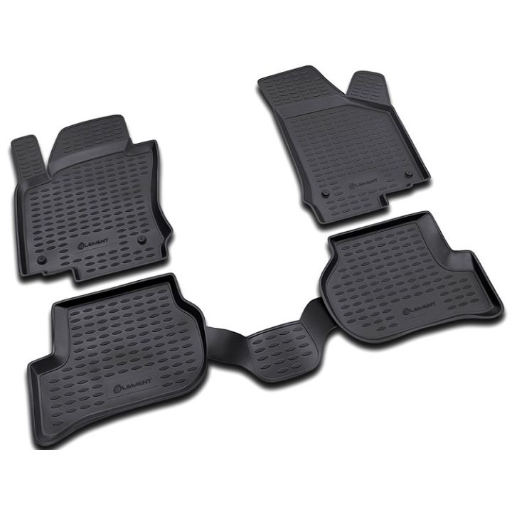 Коврики в салон для Volkswagen Jetta 5 '06-10, полиуретановые Element-Novline