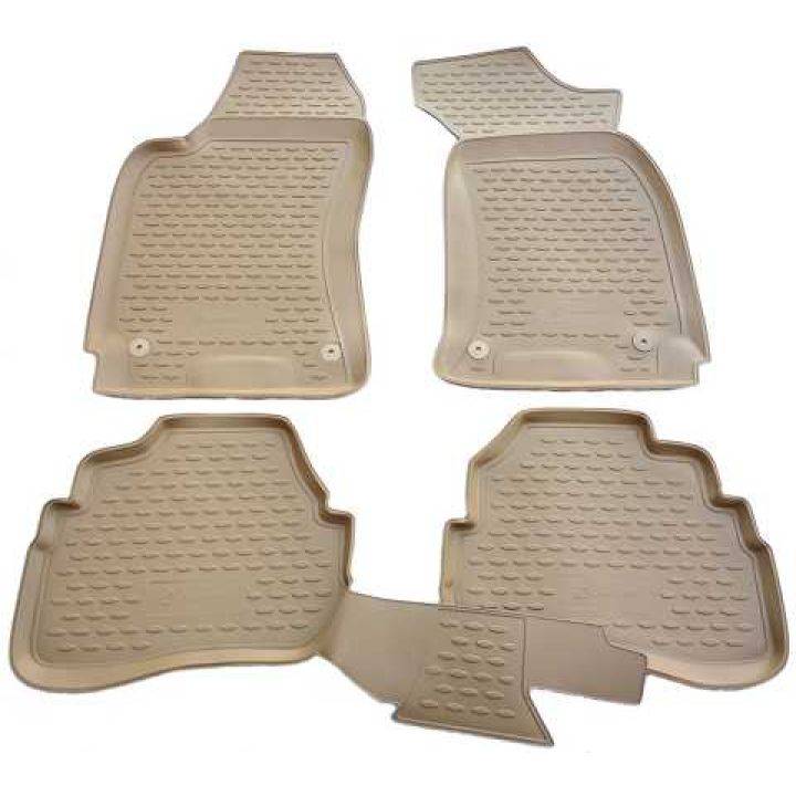 Коврики в салон для Volkswagen Passat B5 '97-05 бежевые, полиуретановые Element-Novline