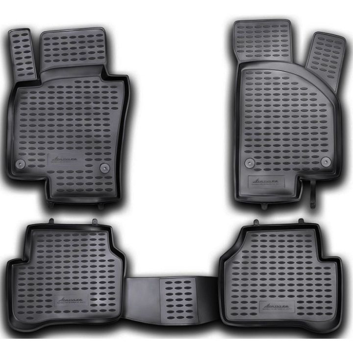 Коврики в салон для Volkswagen Passat B7 / B6 '05-14, полиуретановые Element-Novline