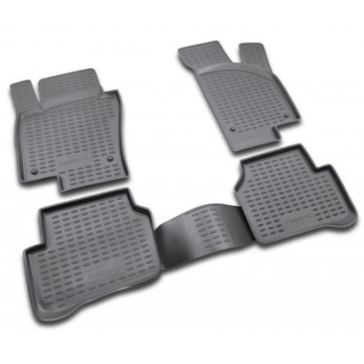 Коврики в салон для Volkswagen Passat CC '09-16, полиуретановые Element-Novline