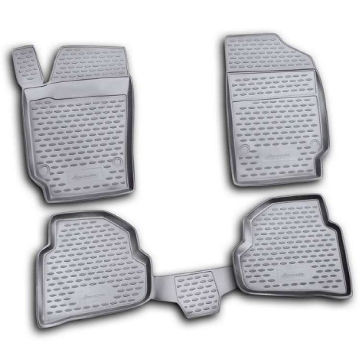 Коврики в салон для Volkswagen Polo '10-, седан, полиуретановые Element-Novline